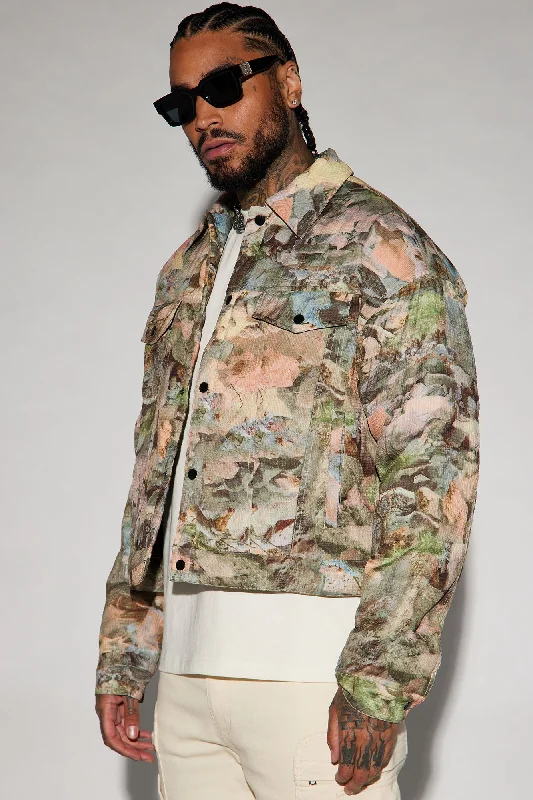 Kings Canyon Padded Trucker Jacket - Multi Color