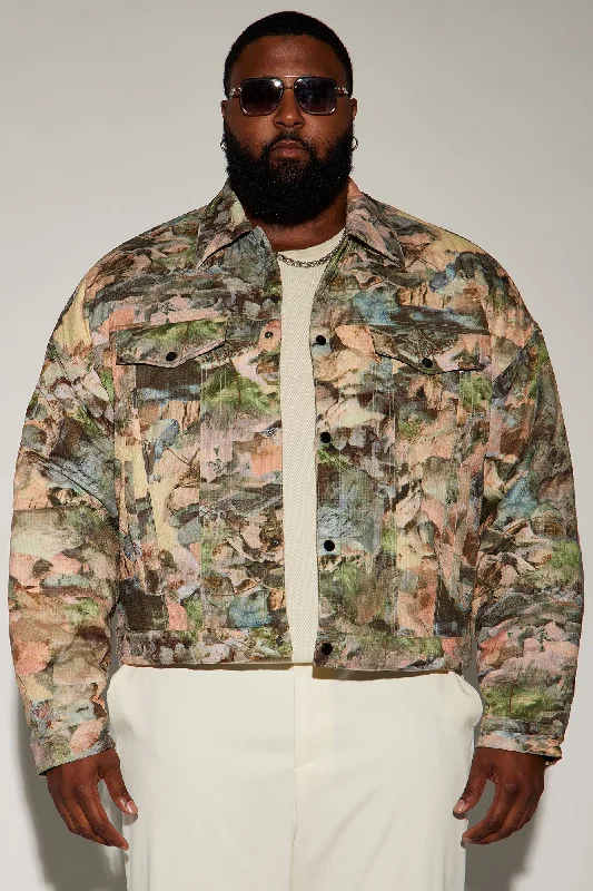 Kings Canyon Padded Trucker Jacket - Multi Color