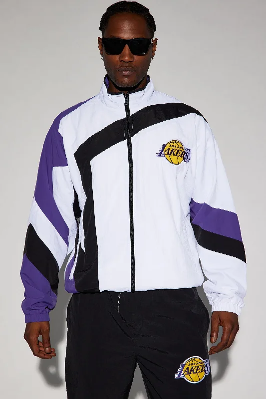 Lakers Hood Star Jacket - White/combo