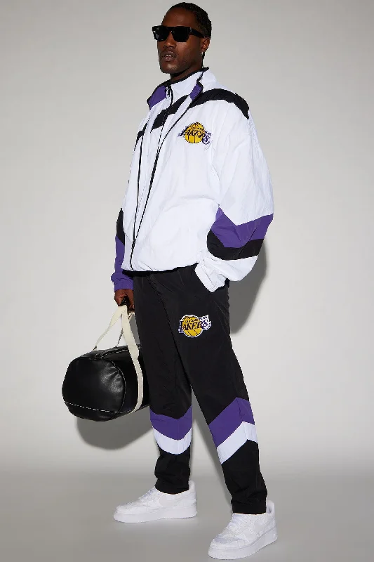 Lakers Hood Star Jacket - White/combo