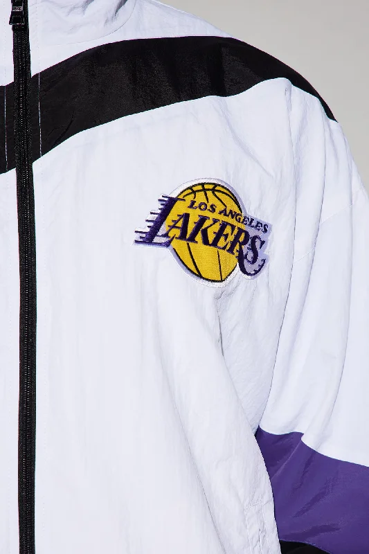 Lakers Hood Star Jacket - White/combo