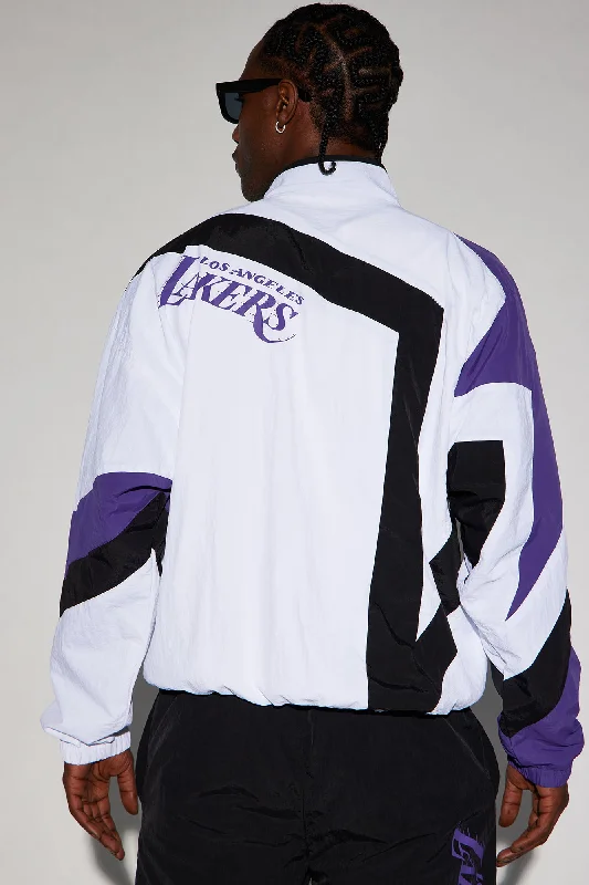 Lakers Hood Star Jacket - White/combo