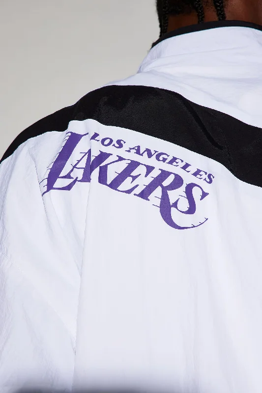 Lakers Hood Star Jacket - White/combo