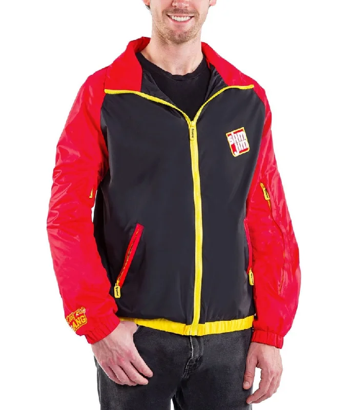 Men's Slim Jim Red and Black Jacket