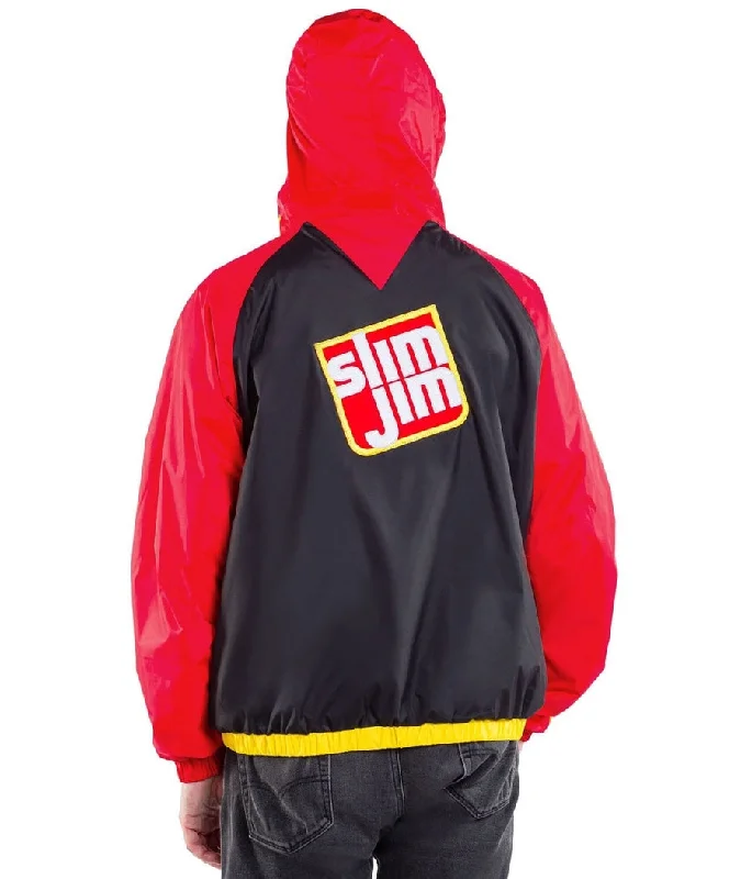 Men's Slim Jim Red and Black Jacket