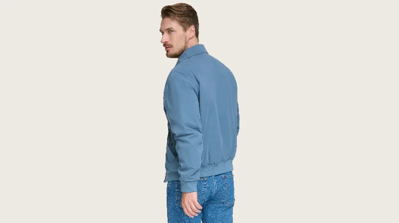 Microtwill Relaxed Bomber Jacket