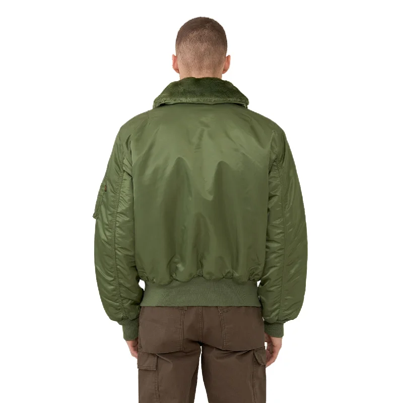 Alpha Industries Men's Sage Green B-15 Flight Jacket