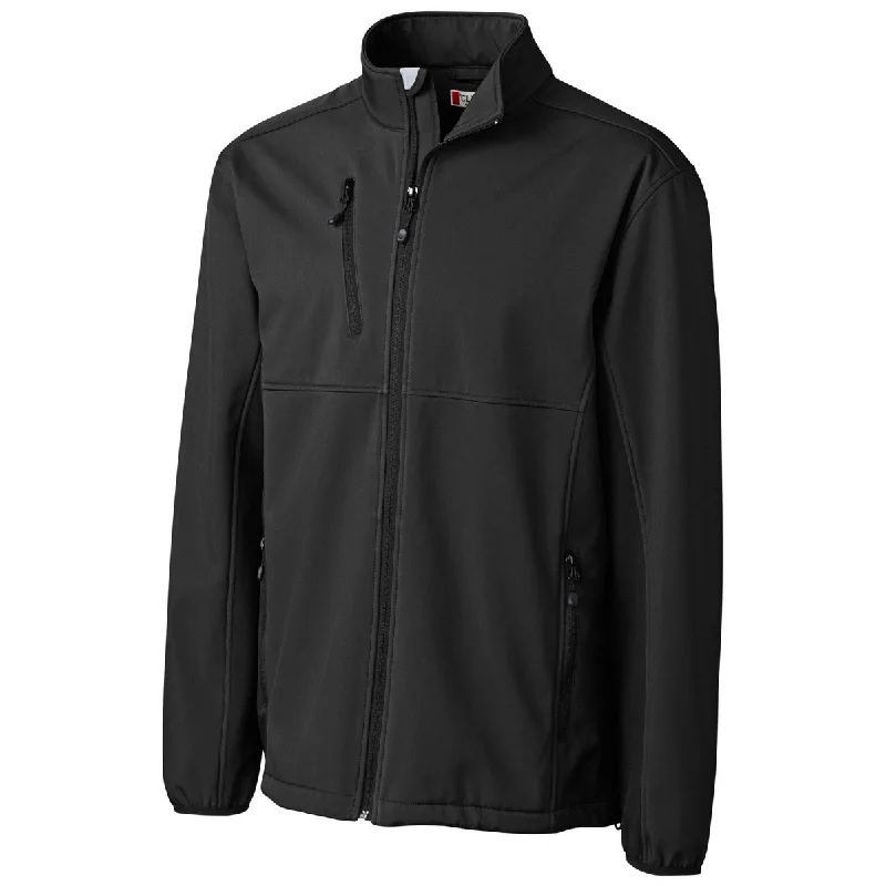 Clique Men's Black/Black Narvik Colorblock Softshell