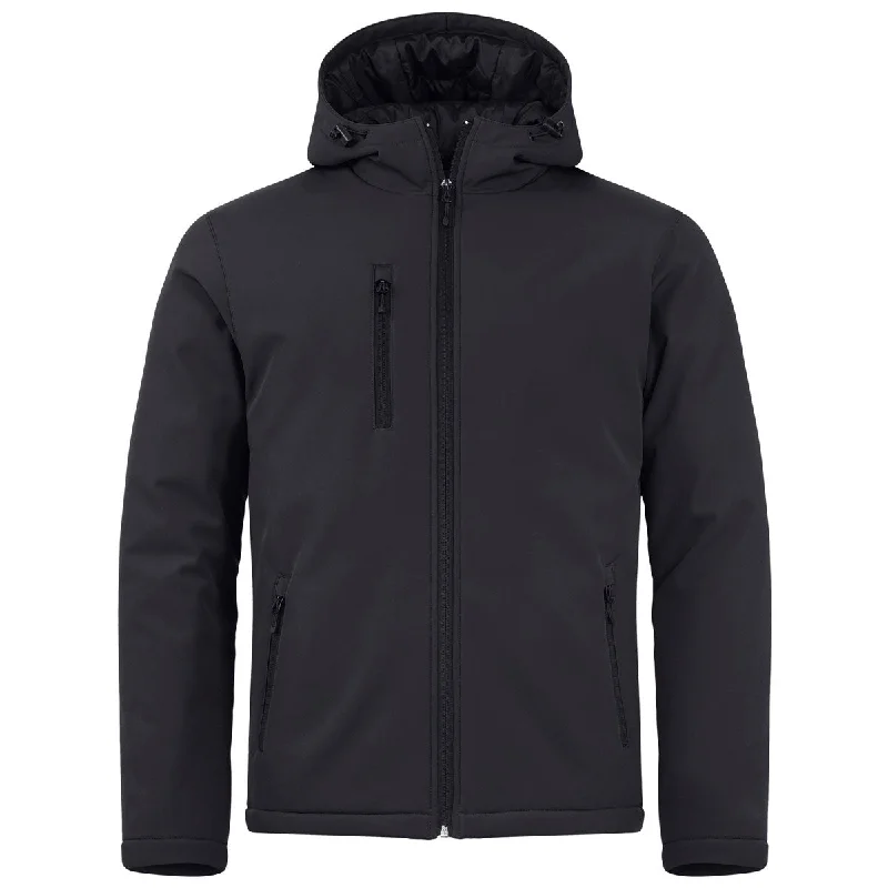 Clique Men's Black Equinox Insulated Softshell Jacket