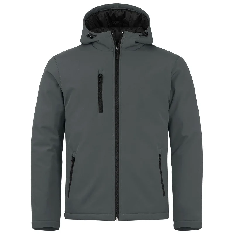 Clique Men's Pure Slate Equinox Insulated Softshell Jacket