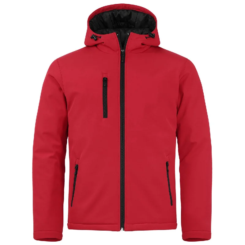 Clique Men's Red Equinox Insulated Softshell Jacket