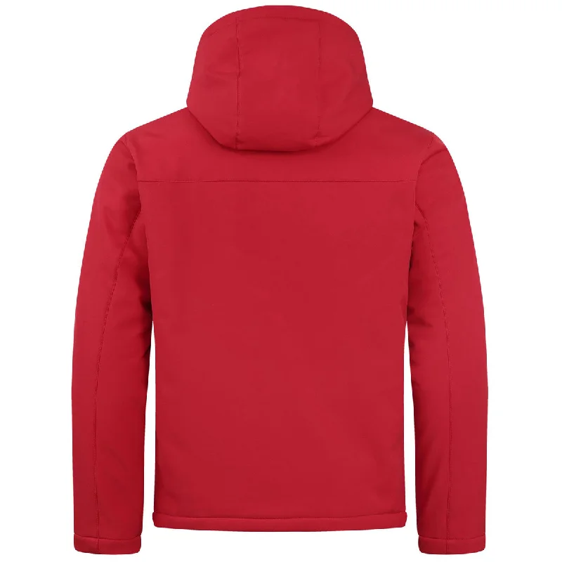 Clique Men's Red Equinox Insulated Softshell Jacket