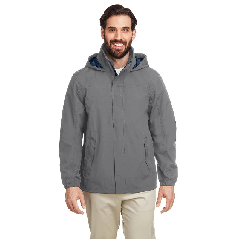 Nautica Men's Graphite Voyage Raincoat