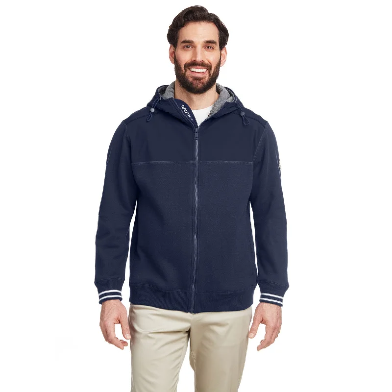 Nautica Men's Nautica Navy Navigator Full-Zip Jacket