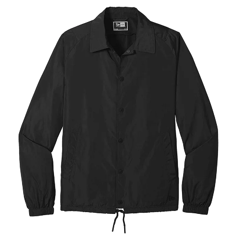 New Era Men's Black Coach's Jacket