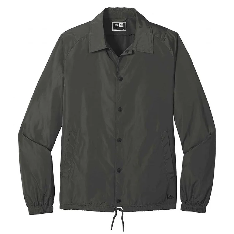 New Era Men's Graphite Coach's Jacket