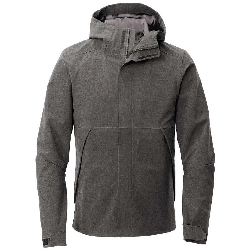 The North Face Men's Dark Grey Heather Apex DryVent Jacket