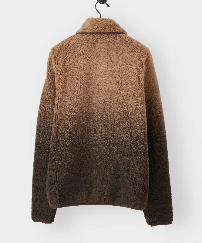 Adirondack Ombre Sherpa Chore Jacket in Espresso Bean