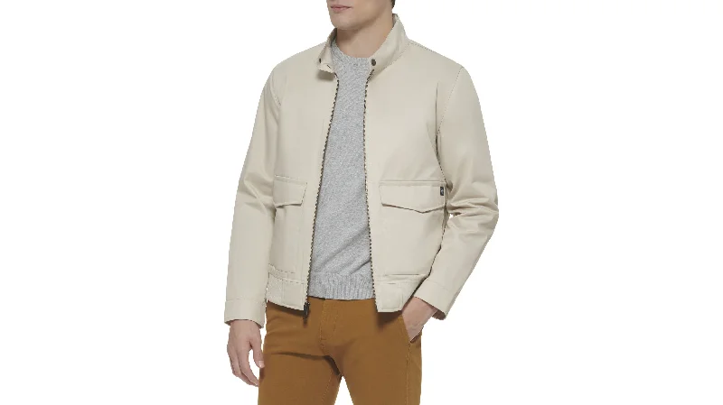 Poly Cotton Twill Barracuda Bomber w/ Harrington Pockets