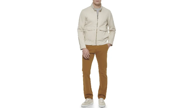 Poly Cotton Twill Barracuda Bomber w/ Harrington Pockets