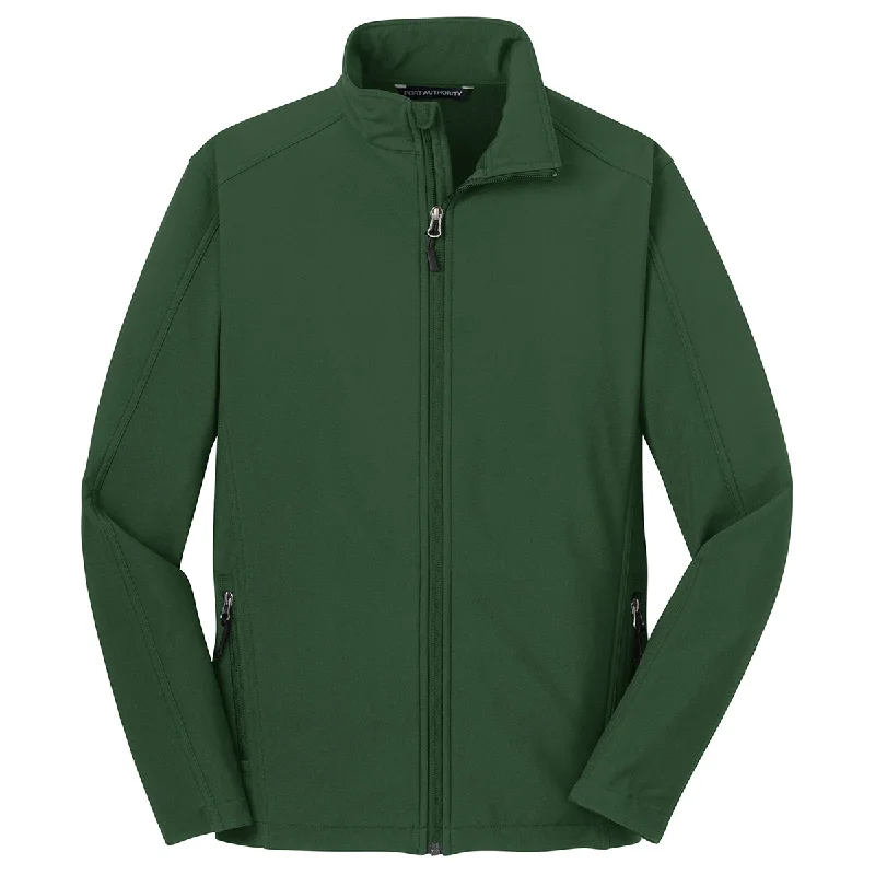 Port Authority Men's Forest Green Core Soft Shell Jacket