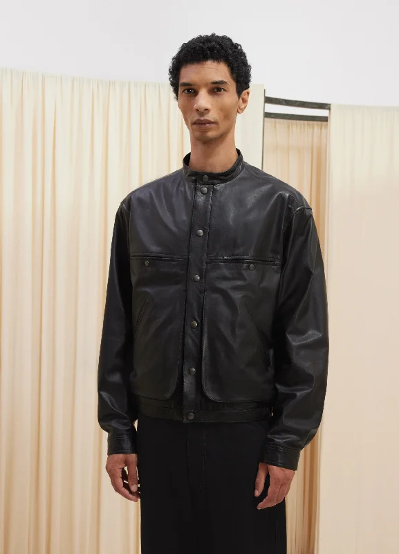 STAND COLLAR BLOUSON