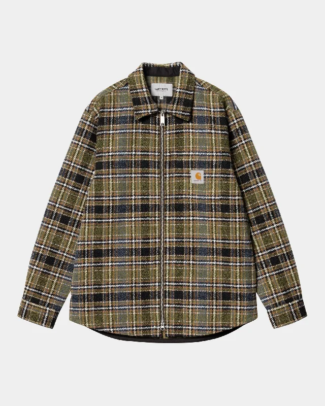 Stroy Check Shirt Jacket | Black