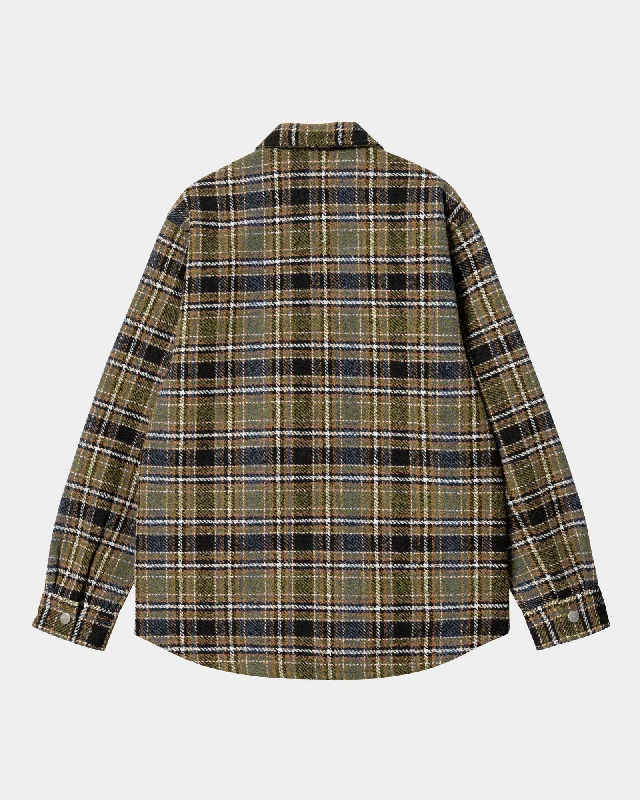 Stroy Check Shirt Jacket | Black