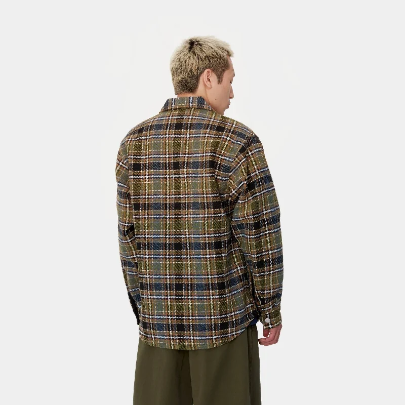 Stroy Check Shirt Jacket | Black