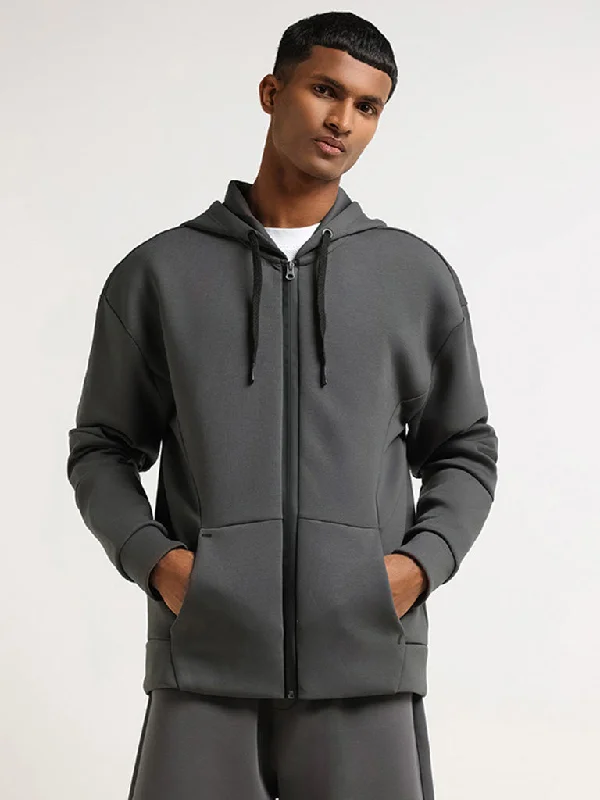 Studiofit Grey Hoodie Jacket