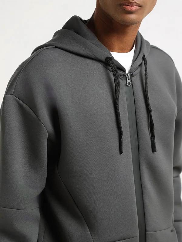 Studiofit Grey Hoodie Jacket