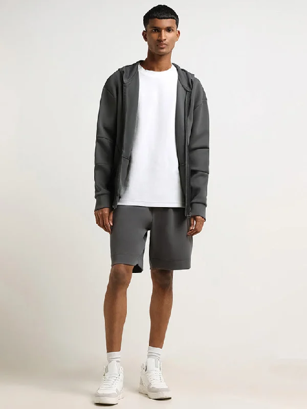 Studiofit Grey Hoodie Jacket