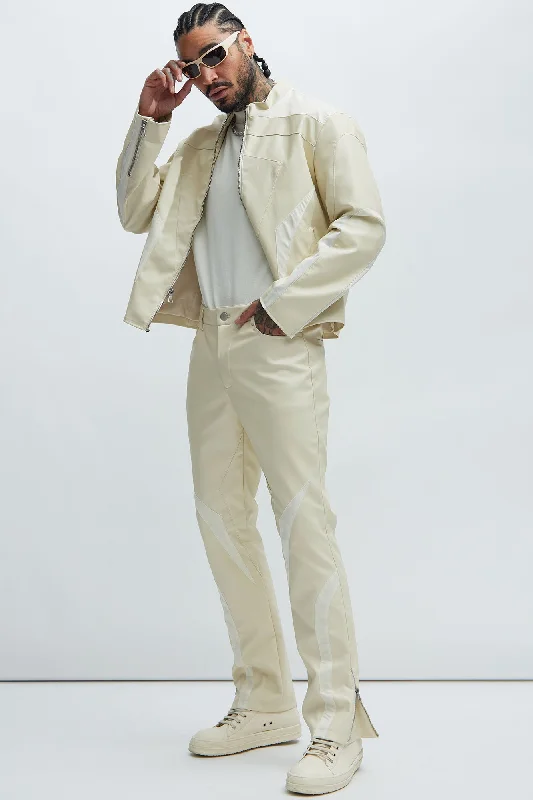 Sydney Moto Jacket - Cream/combo