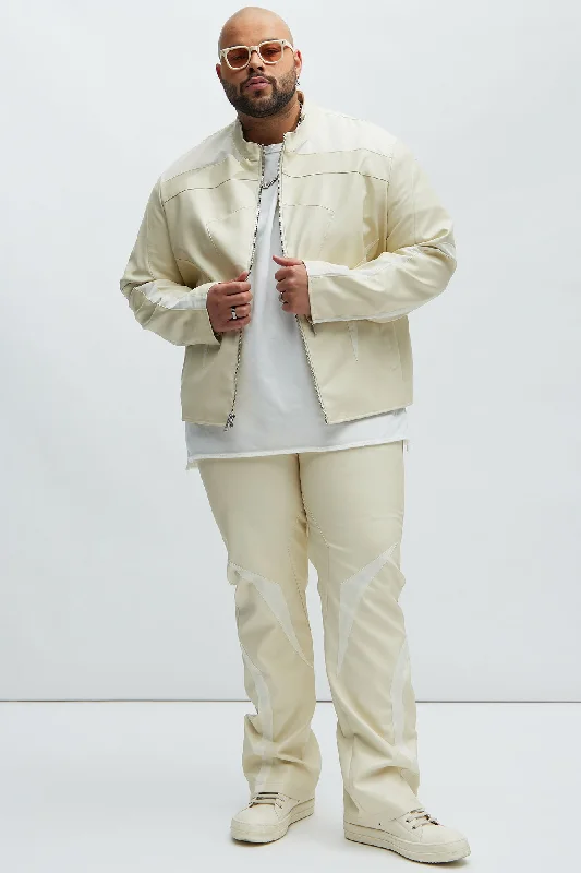 Sydney Moto Jacket - Cream/combo