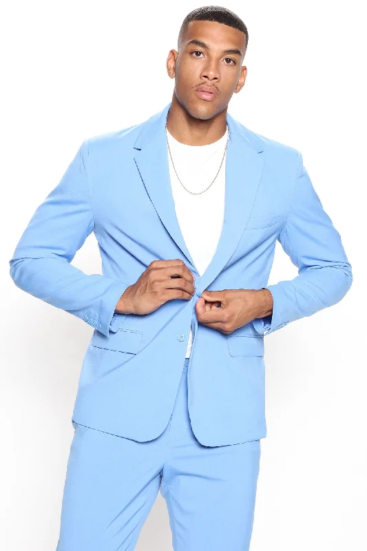 The Modern Stretch Suit Jacket - Blue