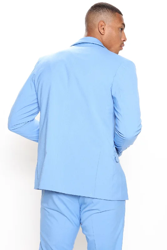 The Modern Stretch Suit Jacket - Blue