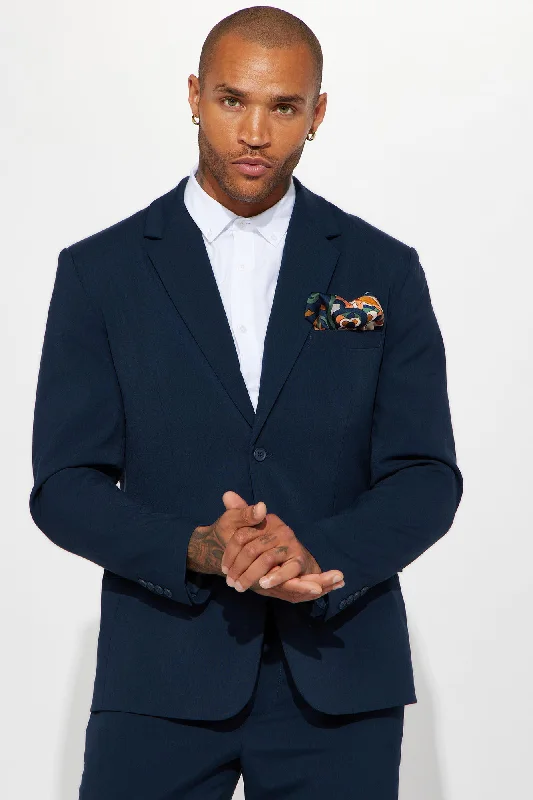 The Modern Stretch Suit Jacket - Navy