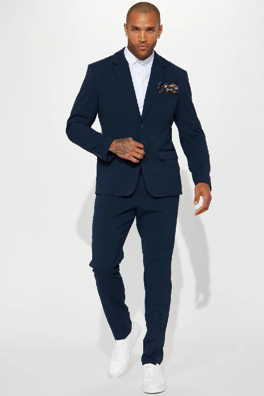 The Modern Stretch Suit Jacket - Navy