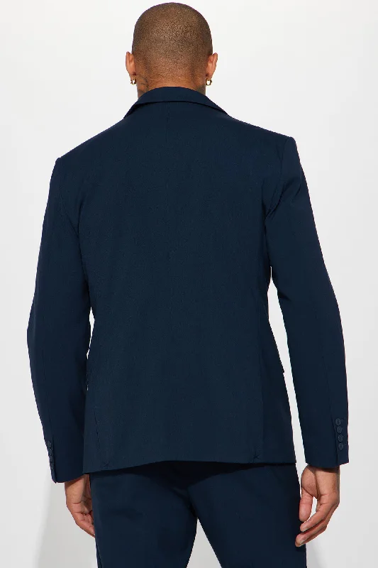 The Modern Stretch Suit Jacket - Navy