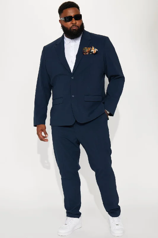 The Modern Stretch Suit Jacket - Navy