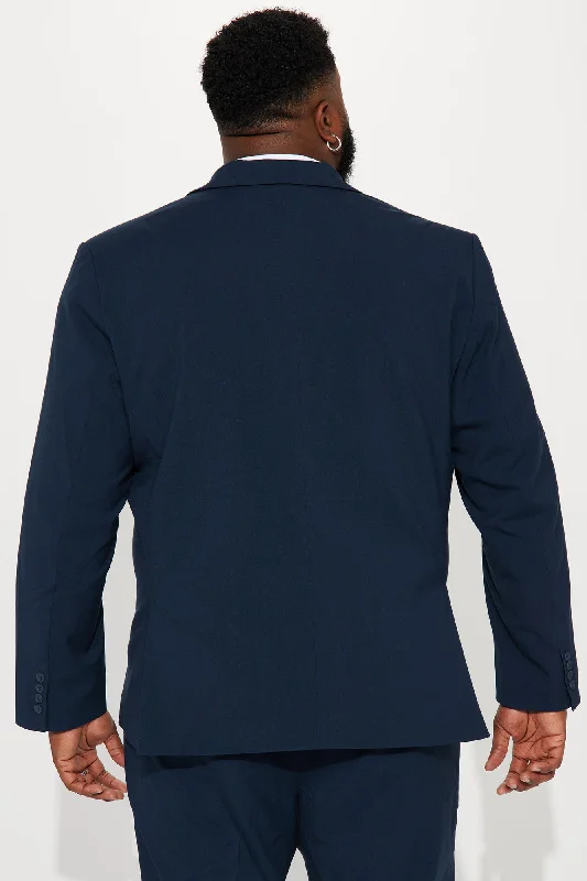 The Modern Stretch Suit Jacket - Navy