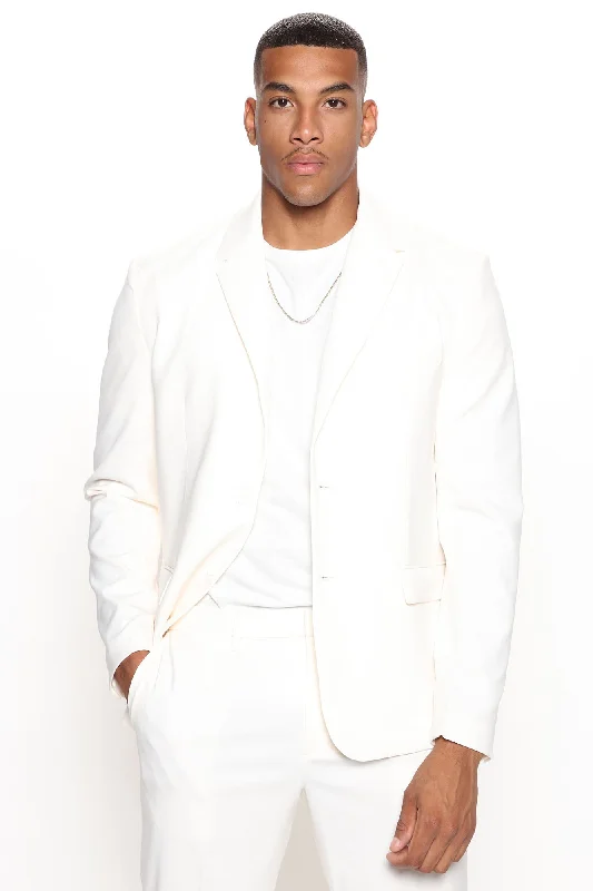 The Modern Stretch Suit Jacket - Off White