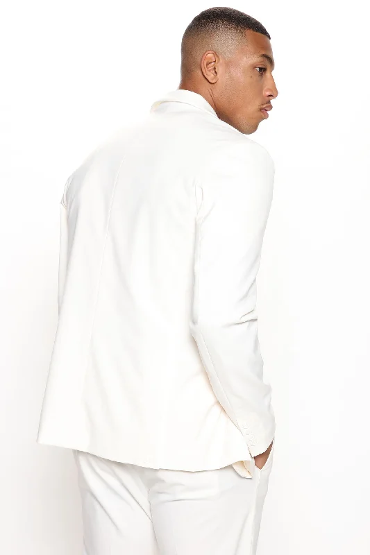 The Modern Stretch Suit Jacket - Off White