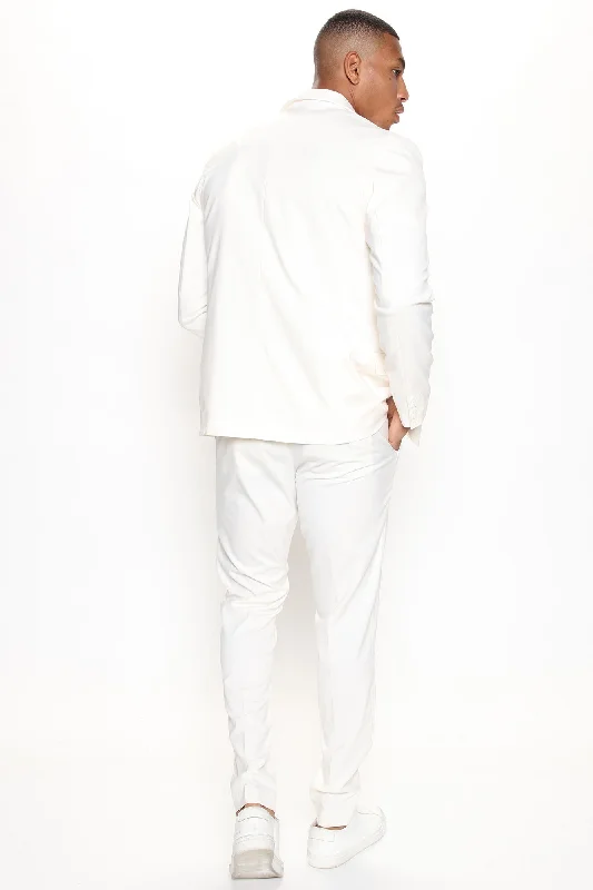 The Modern Stretch Suit Jacket - Off White