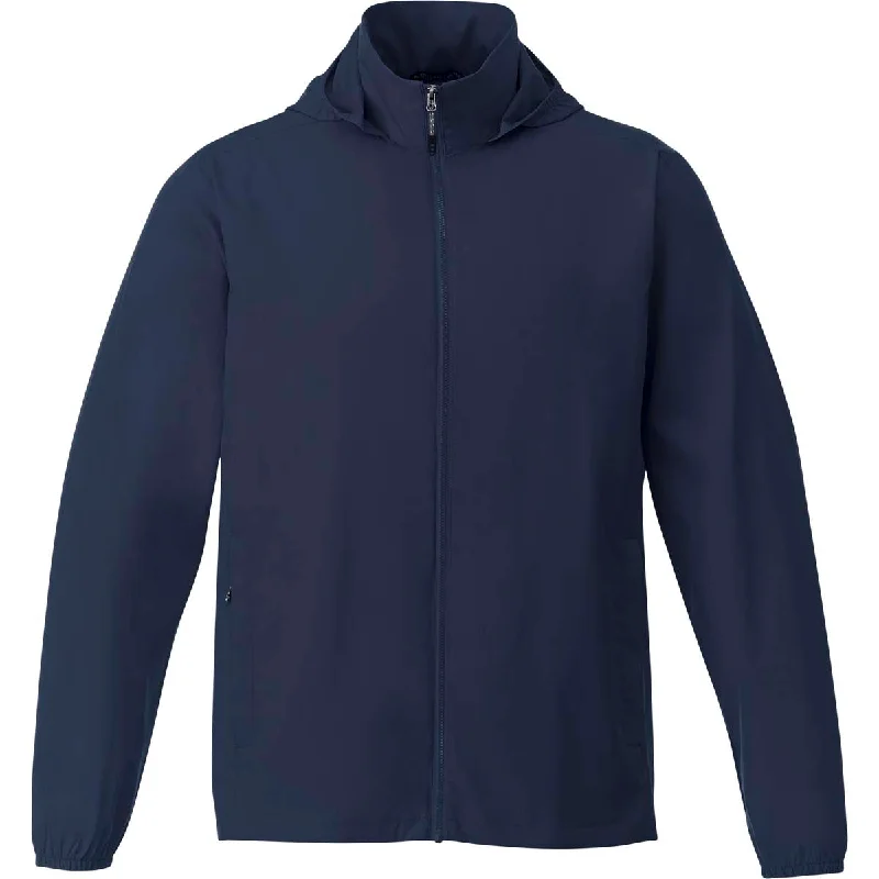 Elevate Men's Vintage Navy Toba Packable Jacket