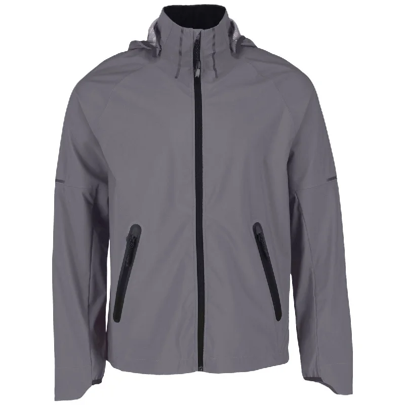 Elevate Men's Grey Storm Oracle Softshell Jacket