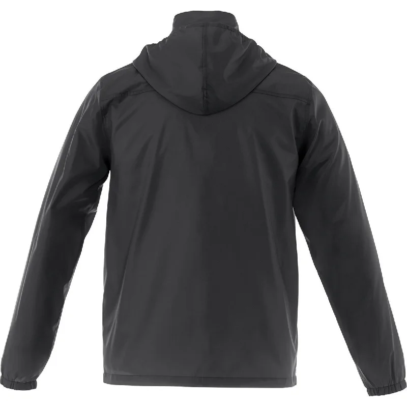 Elevate Men's Black Darien Packable Jacket