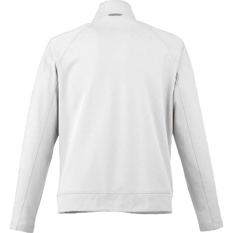 Elevate Men's White Okapi Knit Jacket