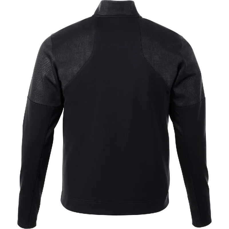 Elevate Men's Black Senger Knit Jacket