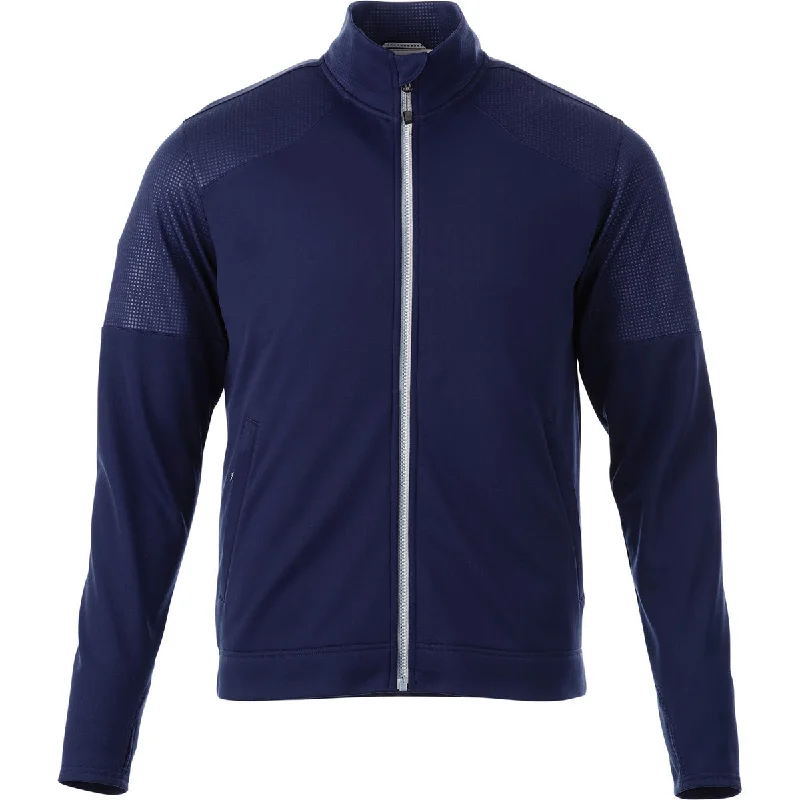 Elevate Men's Vintage Navy Senger Knit Jacket